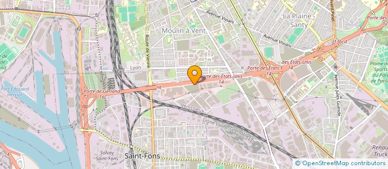 localisation de l'entreprise RALLYE 69  VENISSIEUX