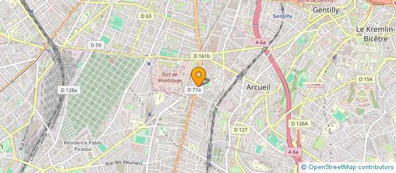 localisation de l'entreprise RALLYE  ARCUEIL