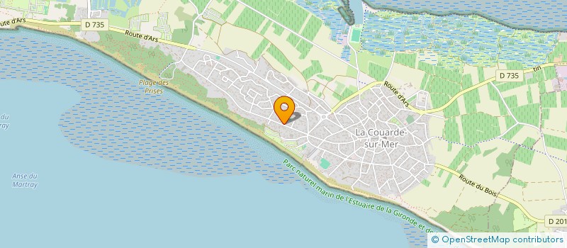 localisation de l'entreprise RALLYE  LA COUARDE-SUR-MER