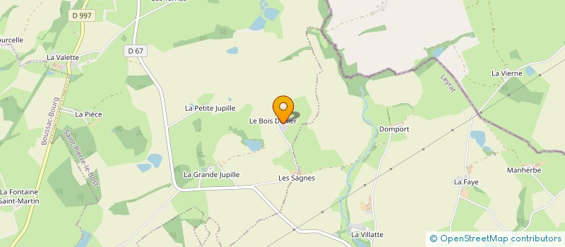 localisation de l'entreprise RALLYE BOIS DENIER à SAINT-PIERRE-LE-BOST