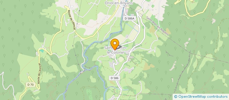 localisation de l'entreprise RALLYE CAP 26  SAINT-MARTIN-LE-COLONEL