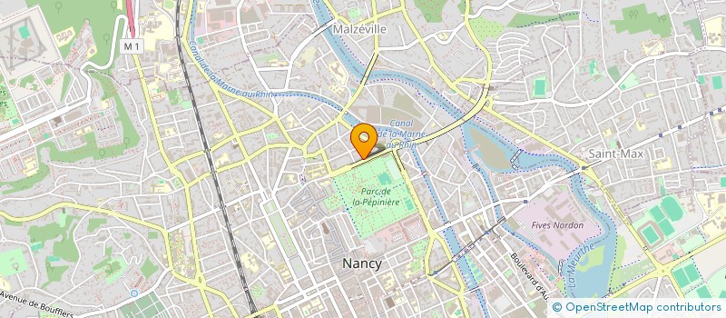 localisation de l'entreprise RALLYE CLUB ENSEM à NANCY