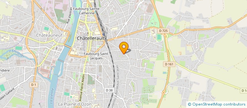 localisation de l'entreprise RALLYE CONNEXION à CHATELLERAULT