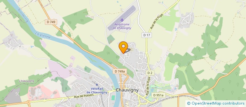 localisation de l'entreprise RALLYE DES ECHOS DE SIOTON  PAIZAY-LE-SEC