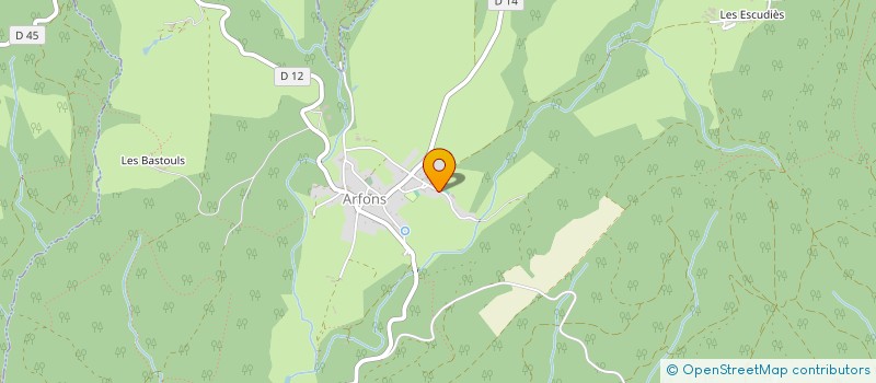 localisation de l'entreprise RALLYE GAILLARDET  ARFONS