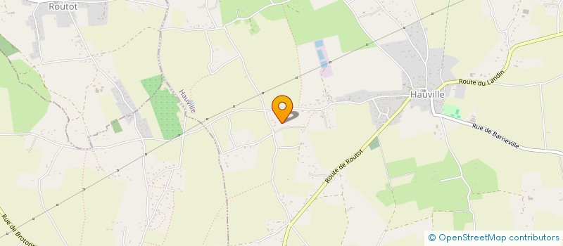 localisation de l'entreprise RALLYE HAUVILLE BROTONNE  HAUVILLE