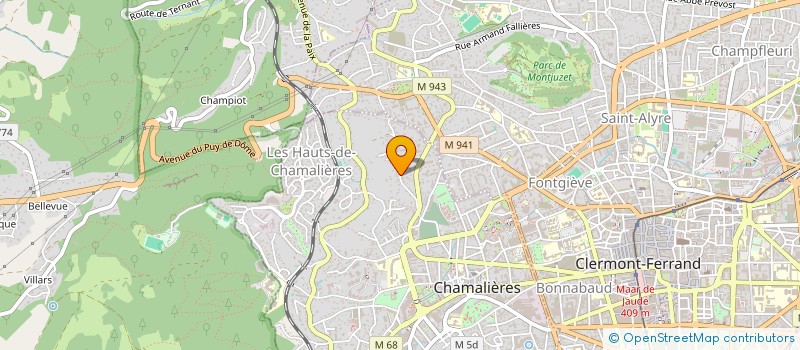 localisation de l'entreprise RALLYE LE PARIOU à CHAMALIERES