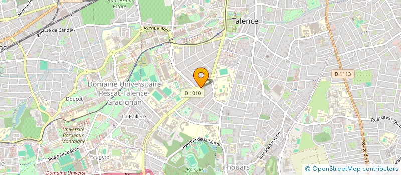 localisation de l'entreprise RALLYE MATHEMATIQUE D AQUITAINE  TALENCE