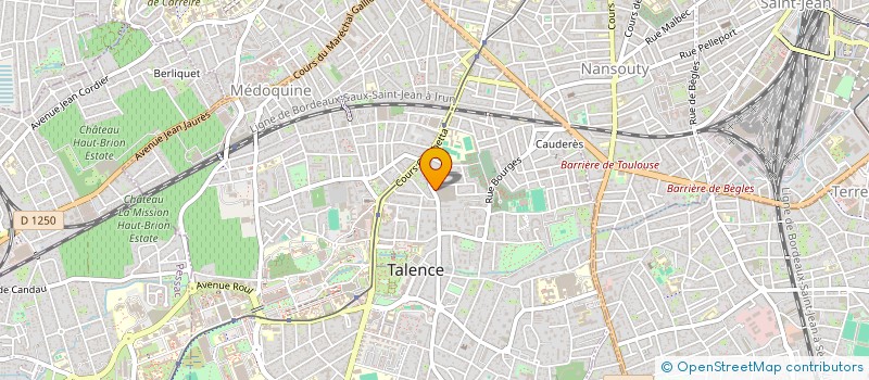 localisation de l'entreprise RALLYE MATHEMATIQUE SANS FRONTIERES  TALENCE