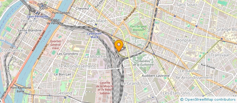 localisation de l'entreprise RALLYE PNEUS à LYON