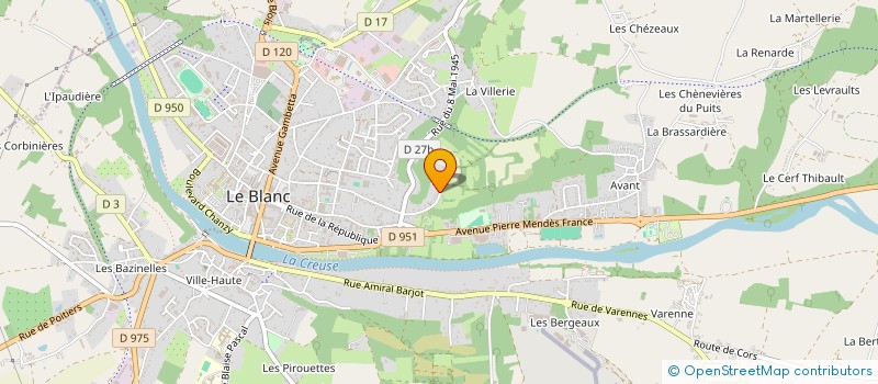 localisation de l'entreprise RALLYE QUI PEUT à LE BLANC