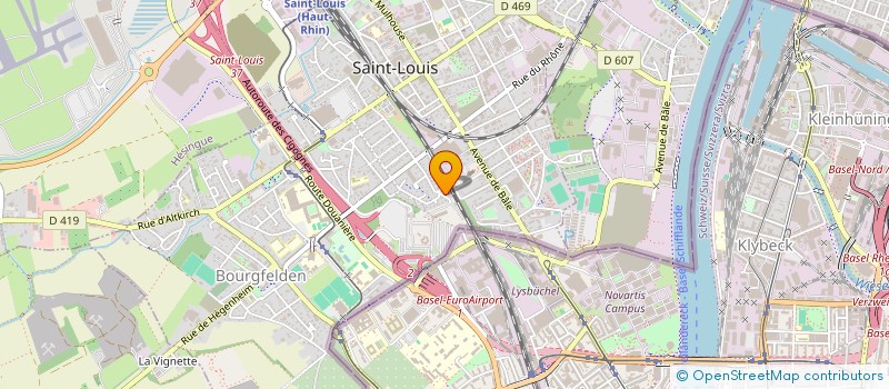 localisation de l'entreprise RALLYE'SHOP à SAINT-LOUIS