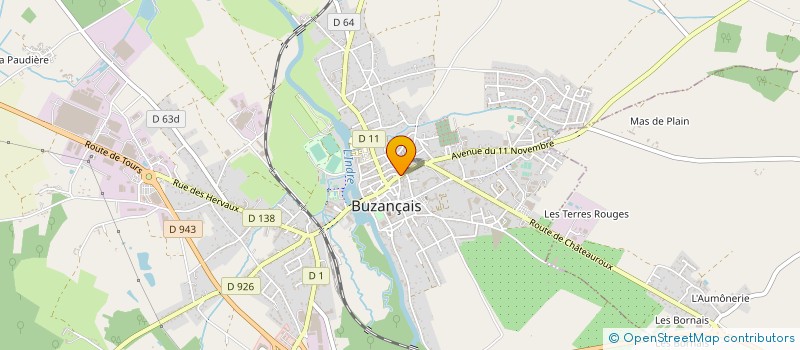 localisation de l'entreprise RALLYE TEAM BUZANCEEN à BUZANCAIS
