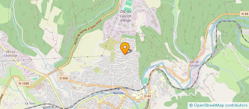 localisation de l'entreprise RALLYE TEAM MENDE-LOZERE à MENDE