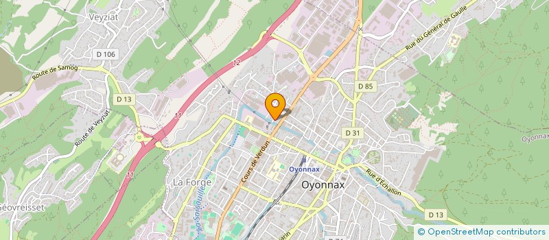 localisation de l'entreprise RALLYE TROMPES OYONNAXIEN à OYONNAX