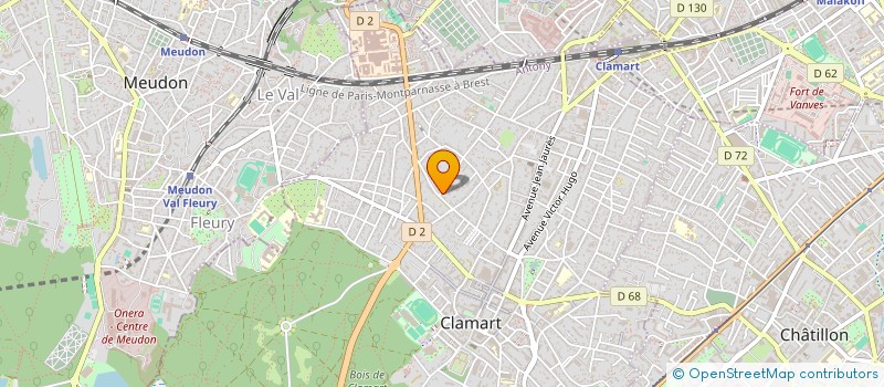 localisation de l'entreprise RALLYE VERDIER à CLAMART