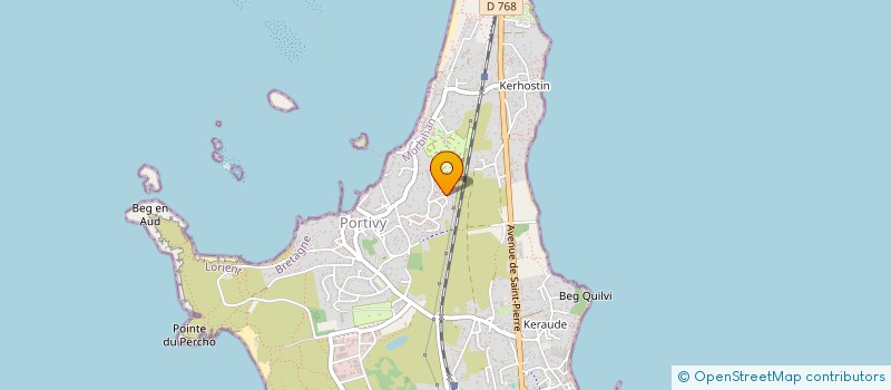 localisation de l'entreprise RALLYE VIEUX MOULIN - ASSOCIATION DE SONNEURS DE TROMPE DE CHASSSE  SAINT-PIERRE-QUIBERON