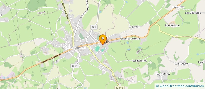 localisation de l'entreprise RALLYES DES GRAND-MERES à DUN-LE-PALESTEL