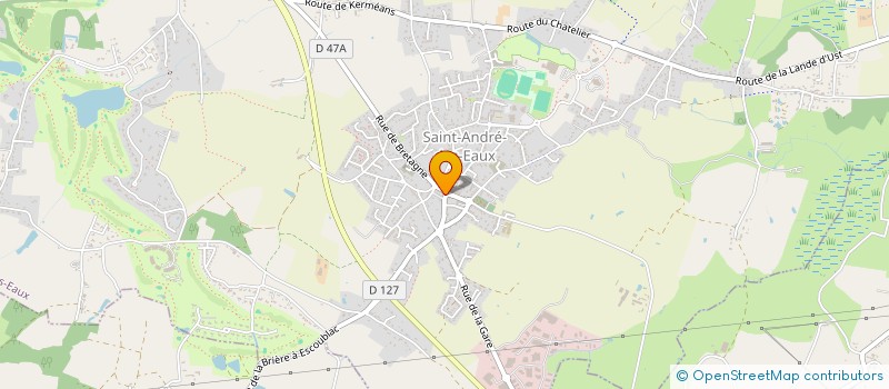 localisation de l'entreprise RALLYES & RAIDS ANTARES à SAINT-ANDRE-DES-EAUX