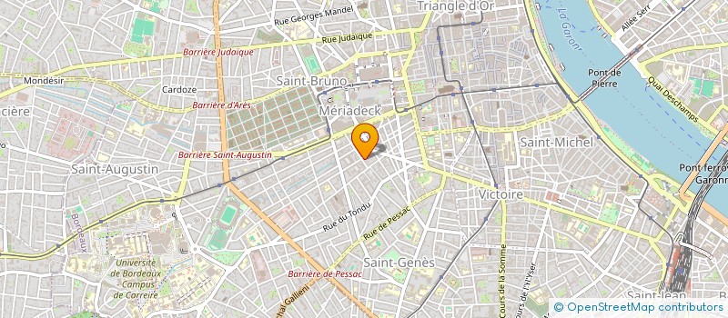 localisation de l'entreprise RALLYMENTHE  BORDEAUX