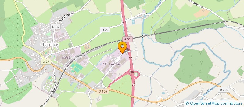 localisation de l'entreprise RALOUPAP TECHNICOAT SA à CHATENOIS