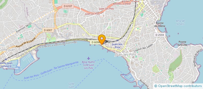 localisation de l'entreprise RALPH à ANTIBES