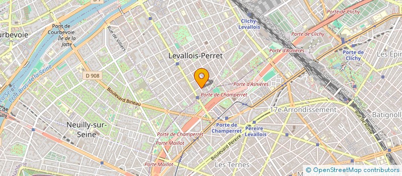 localisation de l'entreprise RALPH à LEVALLOIS-PERRET