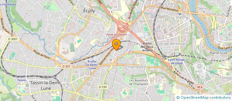 localisation de l'entreprise RALPH  TASSIN-LA-DEMI-LUNE