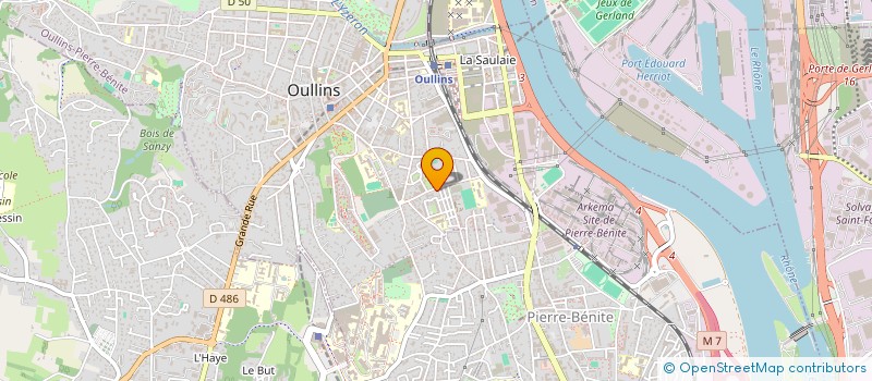 localisation de l'entreprise RALPH  OULLINS-PIERRE-BENITE