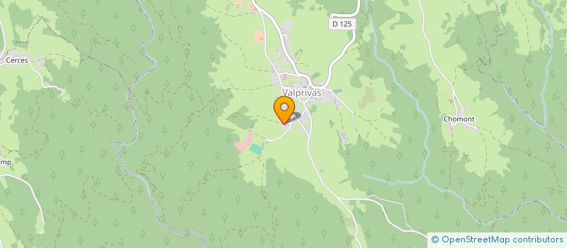 localisation de l'entreprise RALPH CONSTRUCTION BOIS  VALPRIVAS