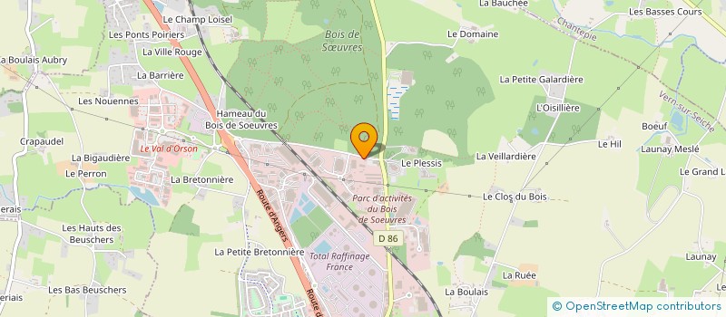 localisation de l'entreprise RALTAIS  VERN-SUR-SEICHE