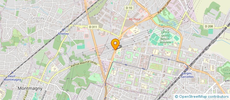 localisation de l'entreprise RALY à SARCELLES