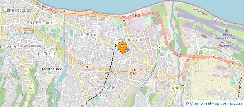 localisation de l'entreprise RALY LOCATION à SAINT-DENIS