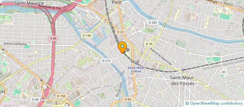 localisation de l'entreprise RALYS IMMOBILIERE à SAINT-MAUR-DES-FOSSES