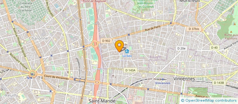 localisation de l'entreprise RAM à MONTREUIL