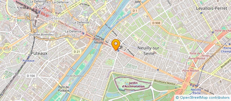 localisation de l'entreprise RAM à NEUILLY-SUR-SEINE