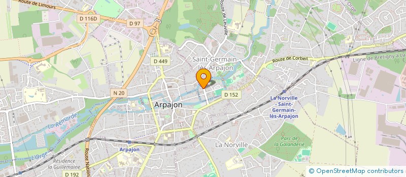 localisation de l'entreprise RAM à SAINT-GERMAIN-LES-ARPAJON