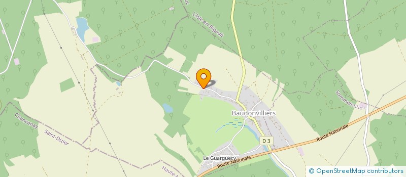 localisation de l'entreprise RAM à BAUDONVILLIERS