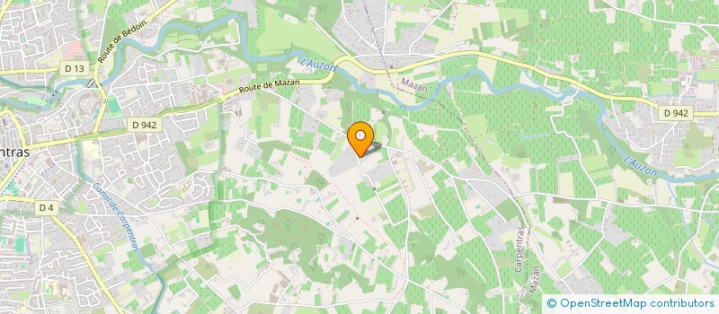 localisation de l'entreprise RAM  CARPENTRAS