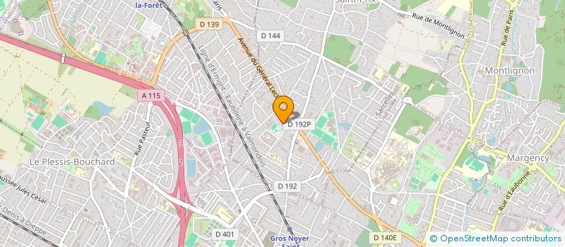 localisation de l'entreprise RAM à SAINT-PRIX