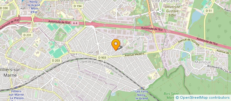 localisation de l'entreprise RAM  NOISY-LE-GRAND