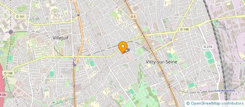 localisation de l'entreprise RAM AND CORP  VITRY-SUR-SEINE