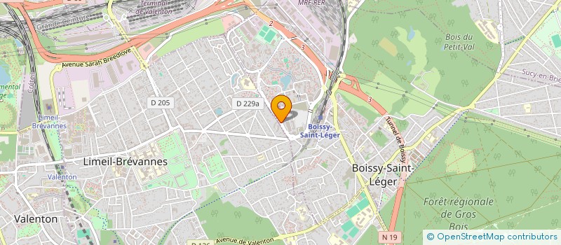 localisation de l'entreprise RAM BATIMENT à BOISSY-SAINT-LEGER