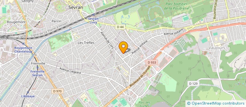 localisation de l'entreprise RAM CONSTRUCTIONS  LIVRY-GARGAN