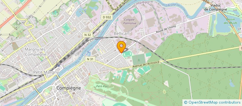 localisation de l'entreprise RAM COUVERTURE  COMPIEGNE