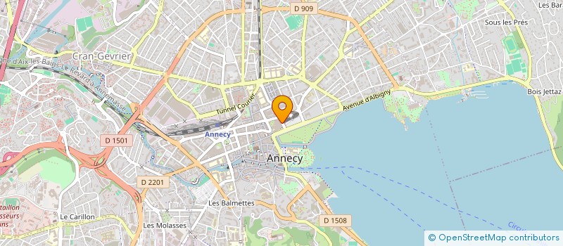 localisation de l'entreprise RAM-DATA à ANNECY