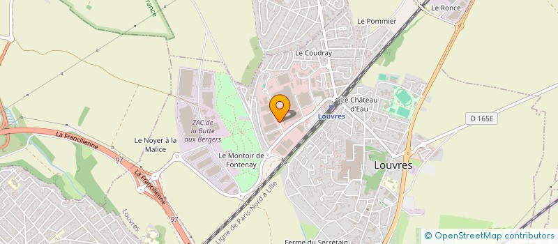 localisation de l'entreprise RAM DEMENAGEMENTS  LOUVRES