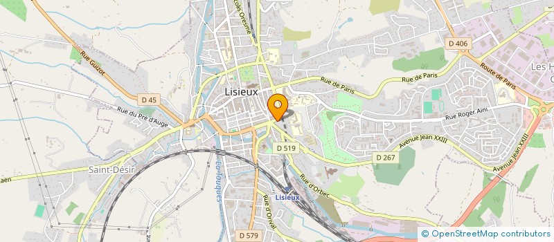 localisation de l'entreprise RAM ENTREPRISES à LISIEUX