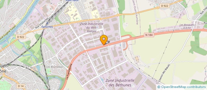 localisation de l'entreprise RAM ENVIRONNEMENT à SAINT-OUEN-L'AUMONE