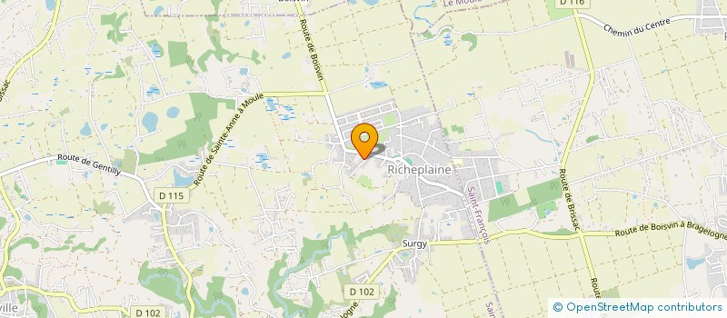 localisation de l'entreprise RAM FINANCE  SAINTE-ANNE